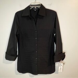 Zac & Rachel Black Button Down Shirt